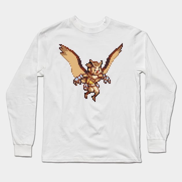 Owlboy Sprite Long Sleeve T-Shirt by SpriteGuy95